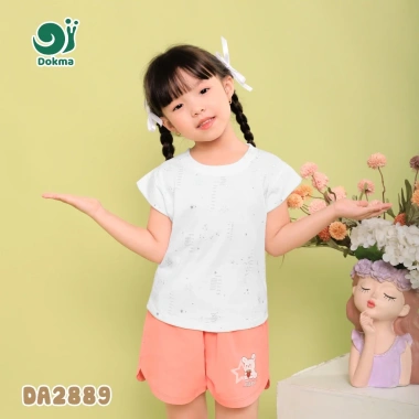 Áo Sát Nách Ba Lỗ Dễ Thương Bé Gái Dokma DA2.834/DA2.889 - Giá Ưu Đãi 109k