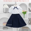 Áo sen đồng phục dễ thương cho bé gái cấp 1 - Giá 99.000đ, chất liệu thoáng mát