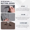 Áo sơ dài nam cổ button down chất kate lụa cao cấp, chống nhăn, lịch thiệp 141k 3