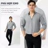 Áo sơ dài nam cổ button down chất kate lụa cao cấp, chống nhăn, lịch thiệp 141k 6