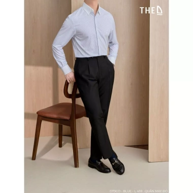 Áo sơ mi Bamboo D73CO xanh 53% cotton, 40% polyester, 7% spandex - regular fit size S-2XL, giảm giá 459.000₫ 5