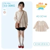 Áo sơ mi bé gái 3-8 tuổi Pháp cổ điển, rộng họa tiết hoa nhỏ mùa hè - 162.000đ