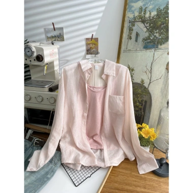Áo sơ mi camisole tencel lanh cotton dài tay chống nắng mùa hè giảm 23% chỉ 347.257₫ 9 Áo sơ mi camisole tencel lanh cotton dài tay chống nắng mùa hè giảm 23% chỉ 347.257₫ 9