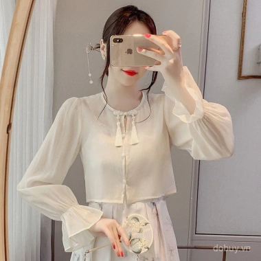 Áo sơ mi cardigan chống nắng mùa Hè 2.025 thiết kế truyền thống Trung Quốc tay dài mỏng nhẹ giá 235.215₫ 7