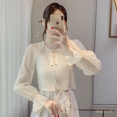 Áo sơ mi cardigan chống nắng mùa Hè 2.025 thiết kế truyền thống Trung Quốc tay dài mỏng nhẹ giá 235.215₫ 8