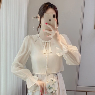 Áo sơ mi cardigan chống nắng mùa Hè 2.025 thiết kế truyền thống Trung Quốc tay dài mỏng nhẹ giá 235.215₫ 10