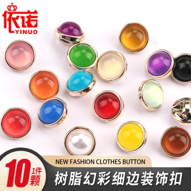 Áo sơ mi cardigan len nút hoa hồng vàng nhựa tròn - Nhiều màu, chỉ 73.777₫
