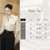 Áo sơ mi chấm bi nữ công sở dài tay phối quần tây ống rộng lưng cao sang trọng thanh lịch 275.000 VND 2