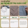 Áo Sơ Mi Cổ Tàu Giấu Cúc Dài Tay Nam LADOS-8.191 Vải Sợi Tre Mềm Mịn Thoáng Mát Công Sở 244k 5