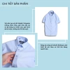 Áo sơ mi cộc tay ADINO xanh nhạt slimfit công sở trẻ trung CT04 280k 6