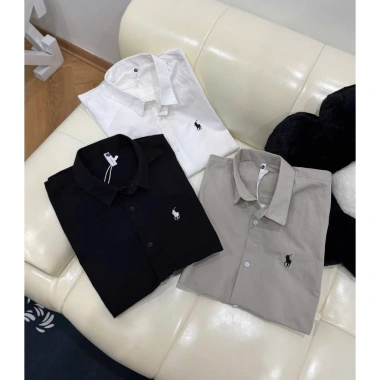 Áo sơ mi cộc tay cotton đanh 2 chiều thêu RAP - Giá ưu đãi 350.000₫ 3