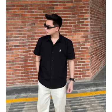 Áo sơ mi cộc tay cotton đanh 2 chiều thêu RAP - Giá ưu đãi 350.000₫ 6