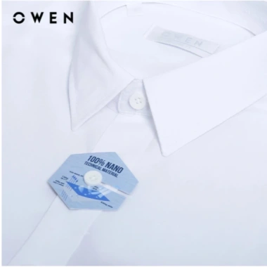 Áo sơ mi cộc tay OWEN nam vải 100% sợi nano, không nhăn, Bodyfit slimfit - 359.000₫ 2