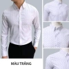 Áo sơ mi công sở chấm bi dài tay slimfit co giãn nhẹ, cao cấp Hàn Quốc - 179k 3