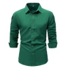 Áo sơ mi công sở dài tay co giãn không nhăn, nút xuống, chắc chắn – 245.515₫ 4