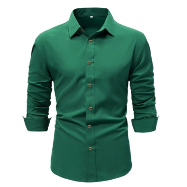 Áo sơ mi công sở dài tay co giãn không nhăn, nút xuống, chắc chắn – 245.515₫