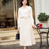 Áo sơ mi công sở dài tay cổ nơ chất tơ Ruby - thiết kế basic MA374, 259k 4