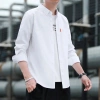 Áo sơ mi công sở nam 6 màu Oxford không sắt, mỏng retro, dài tay, M‑5XL, màu trơn mùa xuân 2