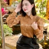 Áo sơ mi công sở nữ cổ bẻ tay voan đẹp HQ 295.500₫, vải mỏng thoáng, phong cách công sở 6