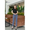 Áo sơ mi công sở nữ cổ đức McFashion siêu lụa màu đen - Ngắn tay/dài tay, 292k 3