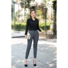 Áo sơ mi công sở nữ cổ đức McFashion siêu lụa màu đen - Ngắn tay/dài tay, 292k 8