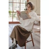 Áo Sơ Mi Công Sở Nữ Dài Tay Trắng Cổ Đức Nẹp Giấu Khuy - Basic trẻ trung AA543 5