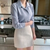 Áo Sơ Mi Công Sở Nữ Kiểu Hàn Quốc Tay Dài Lụa Cao Cấp Thoáng Mát - Giá 195k 4