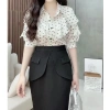 Áo sơ mi công sở tơ sọc chấm bi bèo tay H218 - Giá chỉ 185.000₫, giảm tới 21% 3