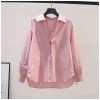 Áo sơ mi cotton tay dài dáng rộng phong cách Hàn Quốc nữ - giảm còn 326.838₫ 6