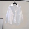 Áo sơ mi cotton tay dài dáng rộng phong cách Hàn Quốc nữ - giảm còn 326.838₫ 8