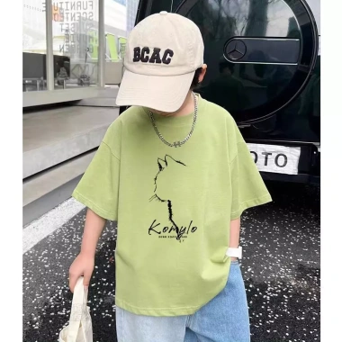Áo Sơ Mi Cotton Trẻ Em - Baju Budak, Áo Thun Ngắn Tay Giá Ưu Đãi 85.999₫