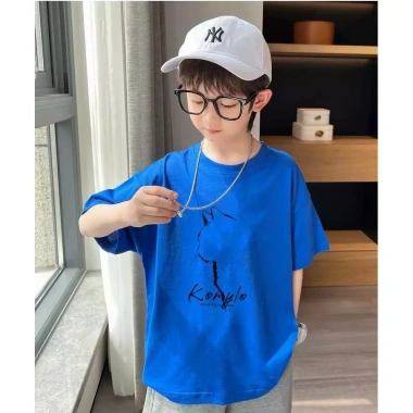 Áo Sơ Mi Cotton Trẻ Em - Baju Budak, Áo Thun Ngắn Tay Giá Ưu Đãi 85.999₫