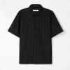 Áo sơ mi Cuban shirt nam tay ngắn LADOS-8.148 dệt lưới co giãn, thấm hút, form Hàn thời trang 162k 3