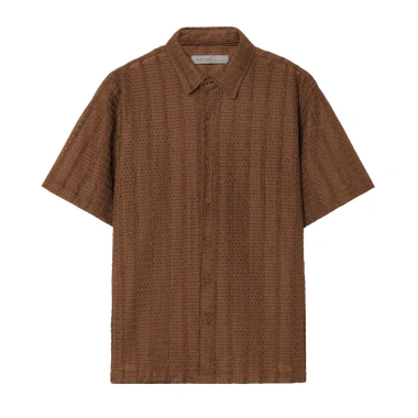 Áo sơ mi Cuban shirt nam tay ngắn LADOS-8.148 dệt lưới co giãn, thấm hút, form Hàn thời trang 162k 4 Áo sơ mi Cuban shirt nam tay ngắn LADOS-8.148 dệt lưới co giãn, thấm hút, form Hàn thời trang 162k 4