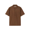 Áo sơ mi Cuban shirt nam tay ngắn LADOS-8.148 dệt lưới co giãn, thấm hút, form Hàn thời trang 162k 10