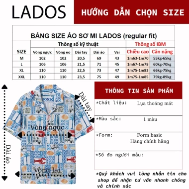Áo sơ mi Cuban tay ngắn họa tiết biển, form rộng, lụa thoáng mát, năng động – 162k