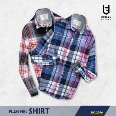 Áo sơ mi dạ kẻ nam URBAN 100% cotton mềm mịn, đứng phom, giảm còn 299.000₫