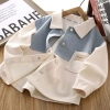 Áo sơ mi dài tay bé trai 2-6Y áo khoác mỏng thời trang sinh thái mùa thu 206.080₫
