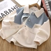 Áo sơ mi dài tay bé trai 2-6Y áo khoác mỏng thời trang sinh thái mùa thu 206.080₫ 3