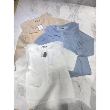 Áo sơ mi dài tay cúc ngọc tơ xước, cổ sen 2 lá, hàng 2 lớp - công sở nữ giá 199k 5 Áo sơ mi dài tay cúc ngọc tơ xước, cổ sen 2 lá, hàng 2 lớp - công sở nữ giá 199k 5