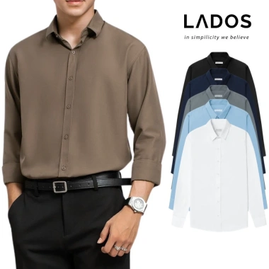 Áo sơ mi dài tay LADOS 779 chất lụa mềm mại, cao cấp, giá chỉ 129k