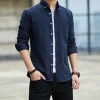 Áo sơ mi dài tay nam 5 màu, slim‑fit, size S‑5XL, thiết kế quá khổ công sở, giá chỉ 176.040₫