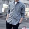 Áo sơ mi dài tay nam 5 màu, slim‑fit, size S‑5XL, thiết kế quá khổ công sở, giá chỉ 176.040₫ 2