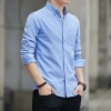 Áo sơ mi dài tay nam 5 màu, slim‑fit, size S‑5XL, thiết kế quá khổ công sở, giá chỉ 176.040₫ 4