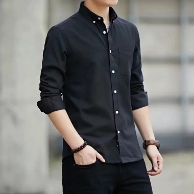 Áo sơ mi dài tay nam 5 màu, slim‑fit, size S‑5XL, thiết kế quá khổ công sở, giá chỉ 176.040₫
