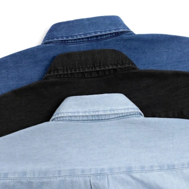 Áo sơ mi dài tay nam denim LADOS-8.159 mềm mịn, đứng form, chỉ 272k - trẻ trung thời trang