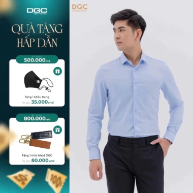 Áo sơ mi dài tay nam DGCs công sở Thiết kế hiện đại, chất liệu cao cấp thoáng mát, giá 346.500₫