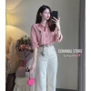 Áo sơ mi dài tay nữ Thanhhuyen - Thêu Mickey, cúc sắc màu, 110k giảm từ 135k 5