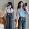 Áo sơ mi dài tay nữ Thanhhuyen - Thêu Mickey, cúc sắc màu, 110k giảm từ 135k 6