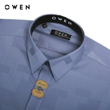 Áo sơ mi dài tay OWEN AS230.564D màu Ghi chất liệu Bamboo giảm giá chỉ 414.000₫